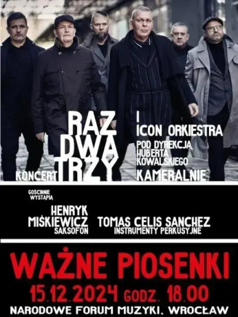 Katowice Wydarzenie Koncert RAZ DWA TRZY i ICON ORKIESTRA KAMERALNIE