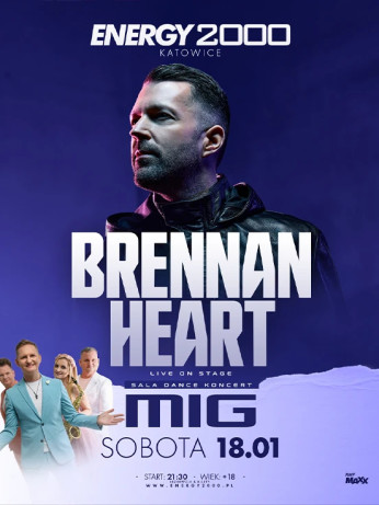 Katowice Wydarzenie Koncert BRENNAN HEART- ENERGY 2000 KATOWICE [18+]