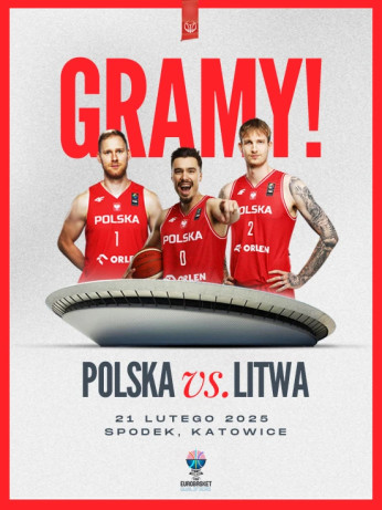 Katowice Wydarzenie Sporty drużynowe Kwalifikacje do Mistrzostw Europy koszykarzy - FIBA EuroBasket 2025: Polska – Litwa