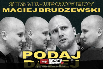 Katowice Wydarzenie Stand-up Maciej Brudzewski w nowym programie "Podaj dalej"